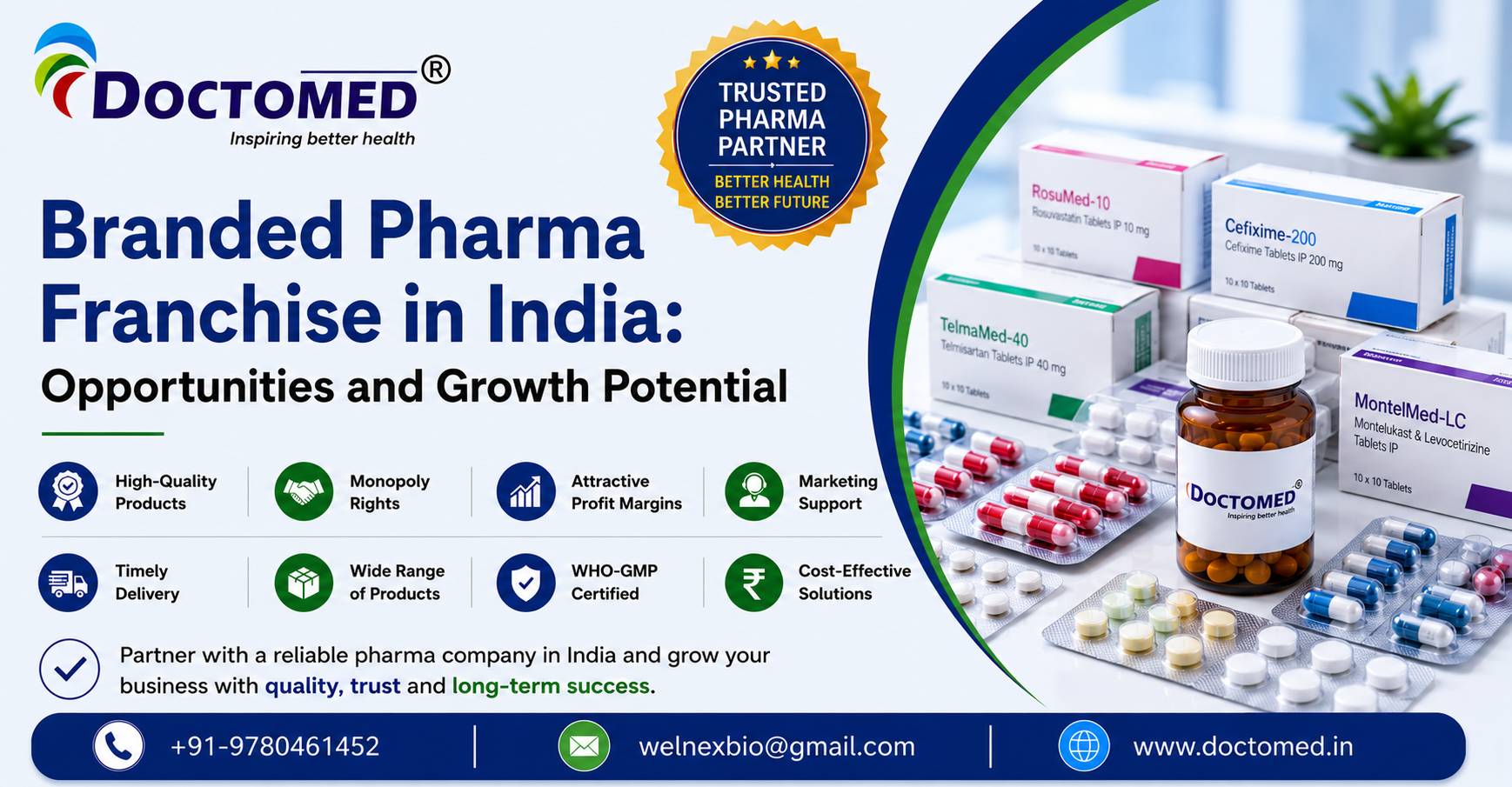 Branded Pharma Franchise in India: Opportunities and Growth Potential