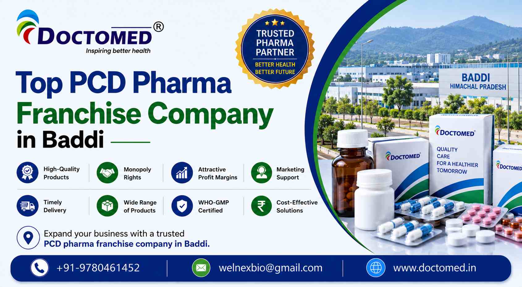 top pcd pharma franchise company in baddi